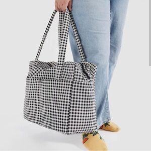 NWOT RARE Baggu Travel houndstooth bag